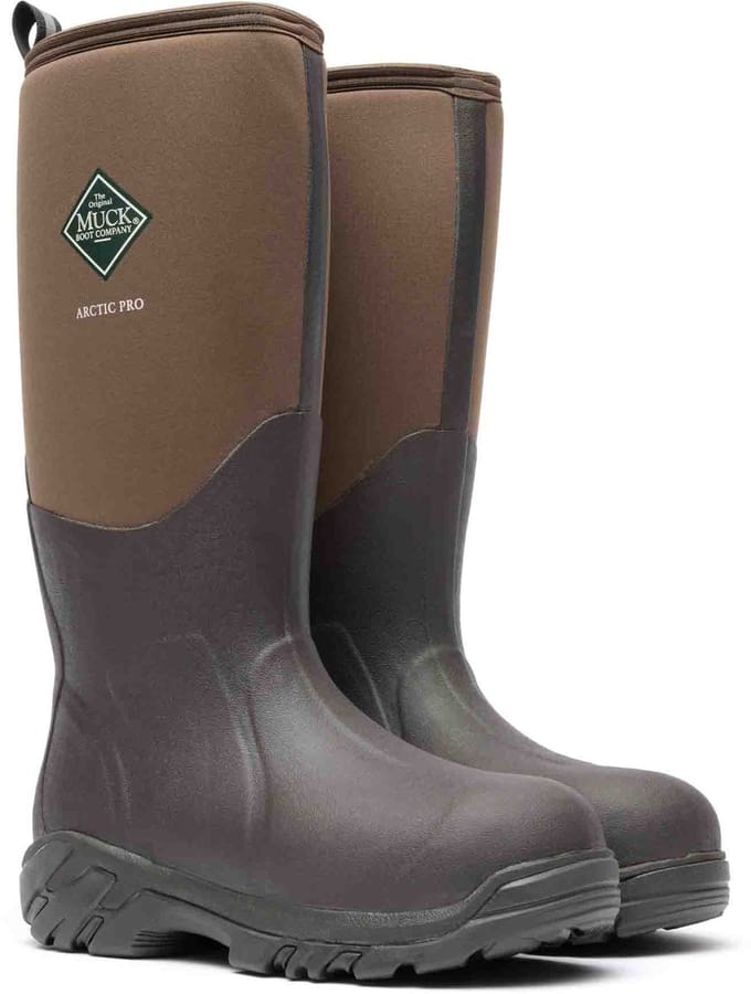 Muck Boot Arctic Pro | Tan/Bark - Regenlaarzen - Maat 41 -