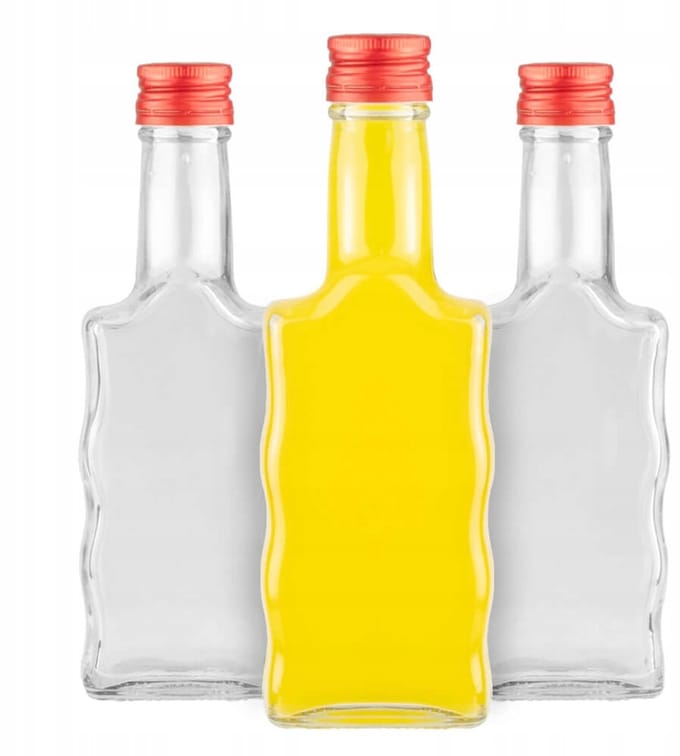Bimberek FALA - Glazen Fles - 200 ml - Schuifdop - Hoge Kwaliteit
