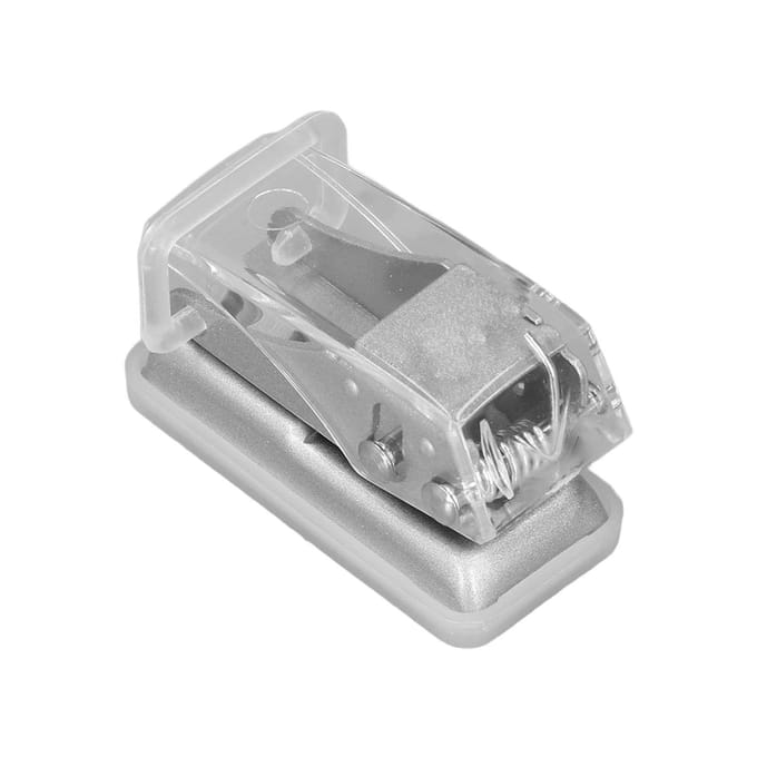 Perforator Wit Mini Handmatig Enkel Gat Perforator voor Scrapbooks Papier Kaart Ambachten transparant