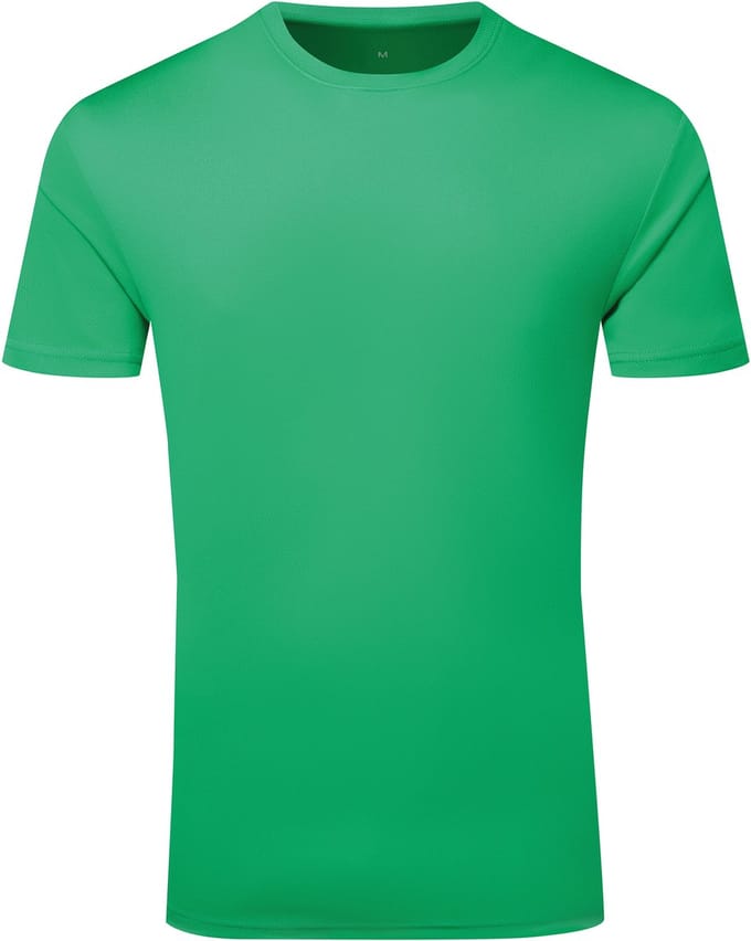 TriDri Men´s Textured Recycled T-Shirt TR503 - Bright Kelly - M