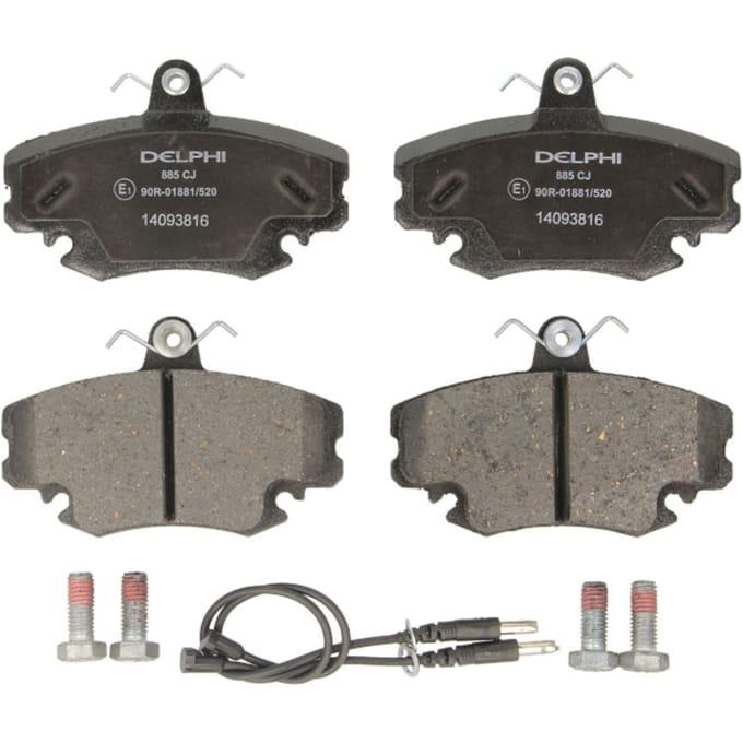 Remblokset DELPHI LP885, voor