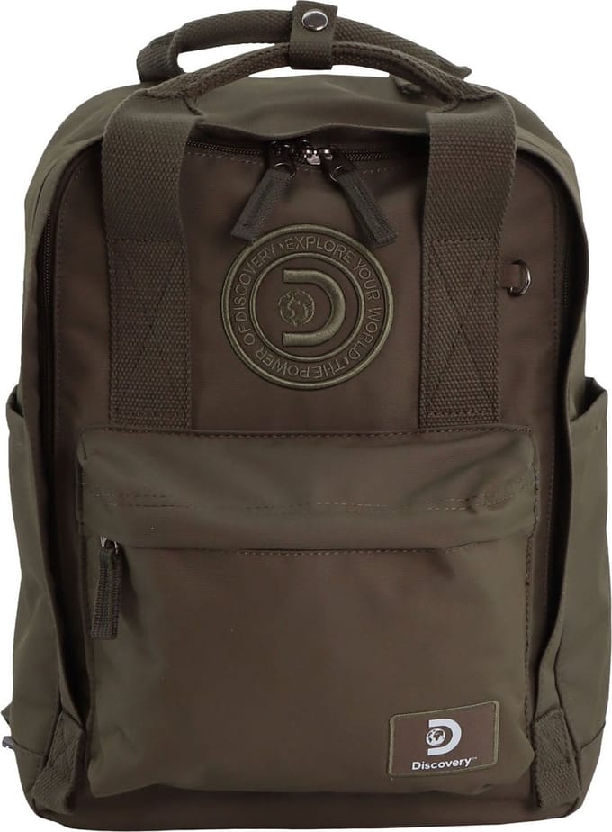 Discovery Cave Laptop Rugzak | Schooltas | Schoolrugzak (L) Khaki - Khaki