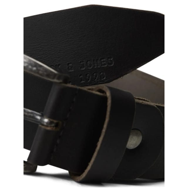 Jack & Jones JacPaul Riem Donkergrijs Leer Zilveren Gesp - 95