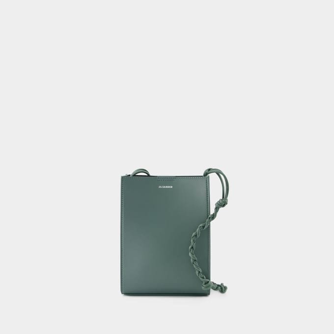 Tangle Sm Schoudertas - Jil Sander - Leer - Groen