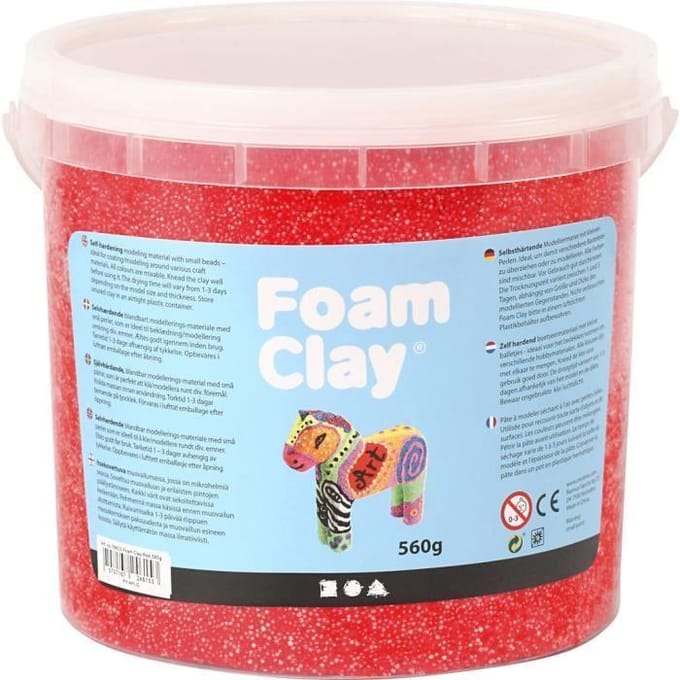 Foam Clay®, 560 gr, rood