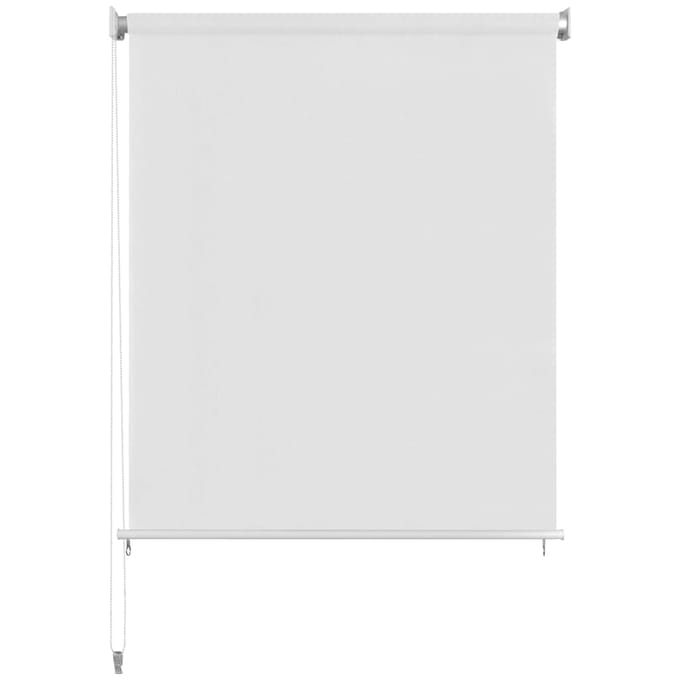 vidaXL - Rolgordijn - voor - buiten - 165(B)x230(H) - cm - wit