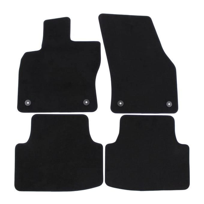 Vloermatten - Seat - Leon 3 - 2012-2020 - 4 stuks - Waterdicht velours - Antislip