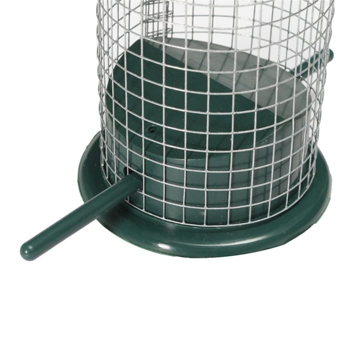 Plastic Vogelvoeder Draadroosters Vogel Wilde Buitentuin Hangende Voeder white