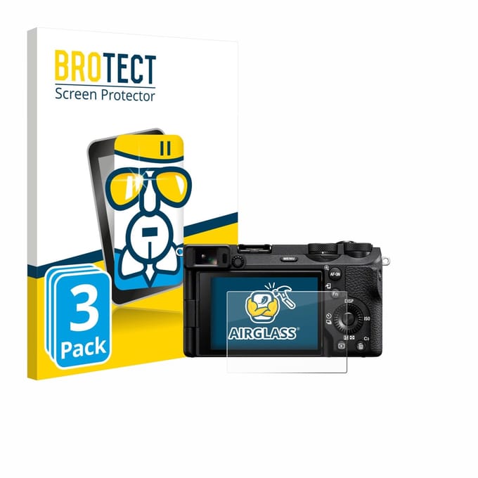 Screenprotector 3 Stuks voor Sony Alpha 6700 Beschermglas transparant