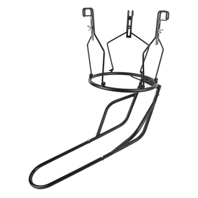 Basketbal Retour Bevestiging voor Hoepel Koolstofstaal Heavy Duty Basketbal Rebounder Training black