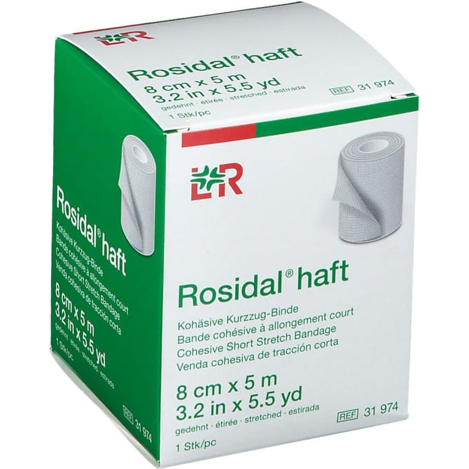 Rosidal Haft Cohesieve Windel 8cmx5m 1 31974