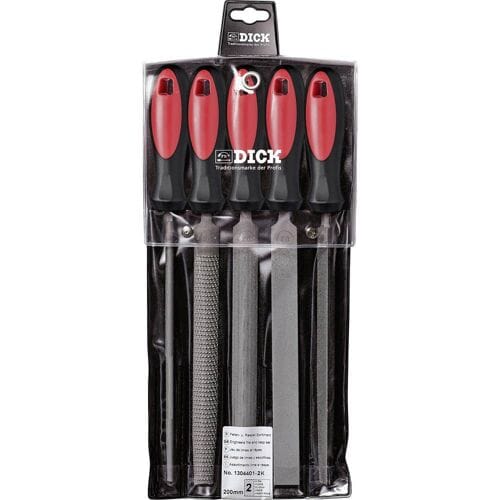 Dick 1304401-2K Set vijlen/raspen 5-delig Slaglengte 200 mm Lengte 200 mm 1 set(s)