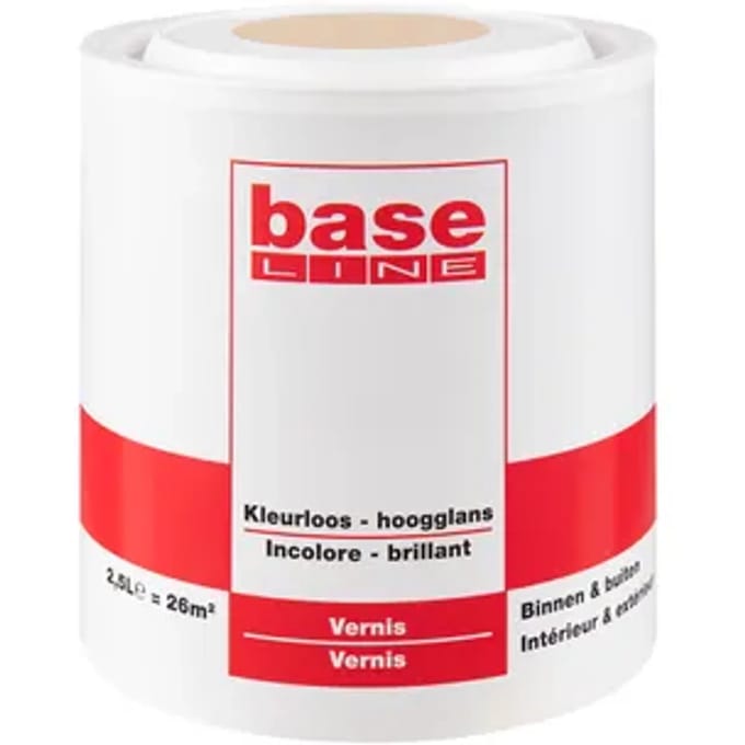 Baseline Vernis Hoogglans Kleurloos 2,5l