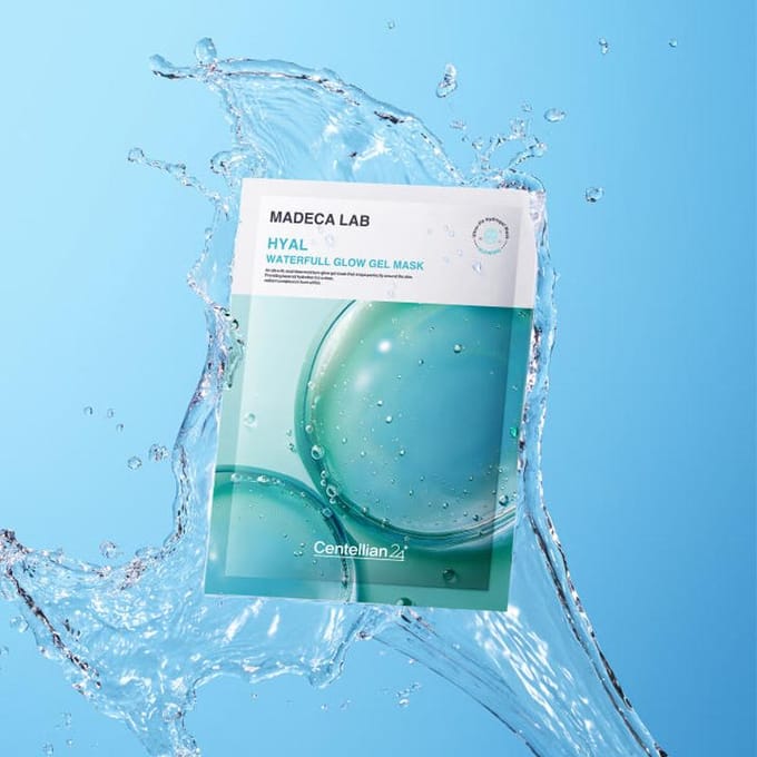 [Centellian24] Madeca Lab Hyal Waterfull Glow Gelmasker 22g*5EA white