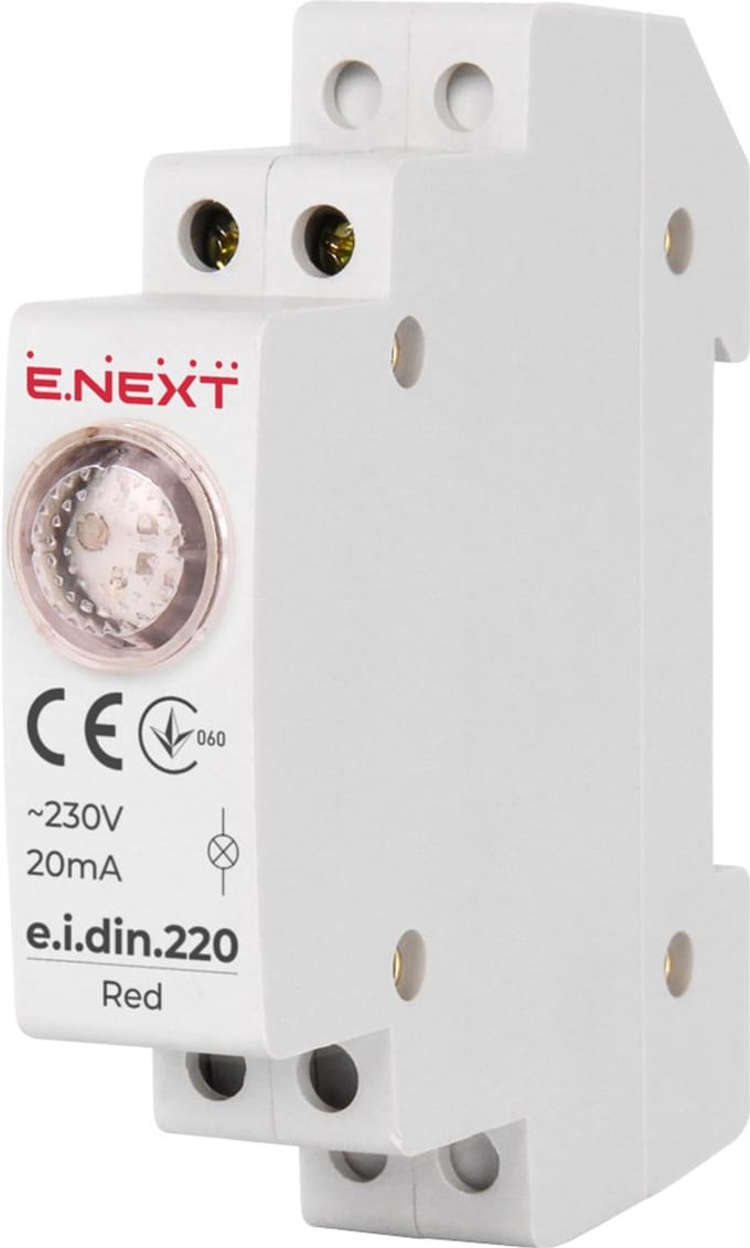 Next Serie - Rode Signaallamp - DIN Rail - IP20 - 230V