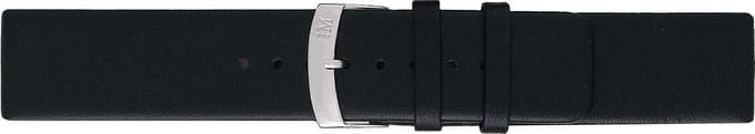 Morellato PMX019LARGE IG horlogebandje - Leer - Zwart - 20 mm