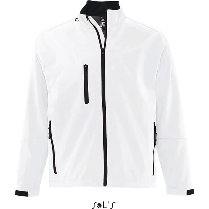 SOL'S Men´s Softshell Jacket Relax L866 - White - L