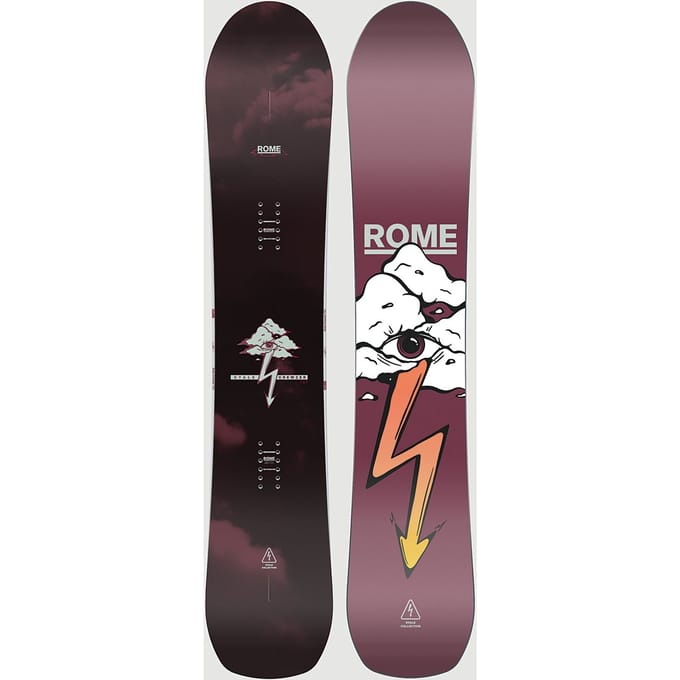 Rome Stale Crewzer 2026 Snowboard patroon