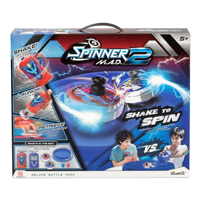 Spinner MAD 2 Deluxe Battle Pack - 2 Shakers, 2 Spinners, 1 Battle Arena