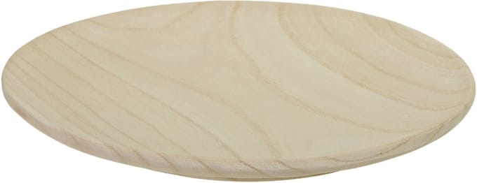 Othmar Decorations Tafeldecoratie schaal/plateau - hout - D27 x H2 cm