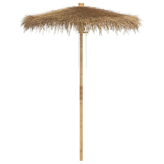 vidaXL - Tiki - Paraplu - met - Bananenblad - Luifel - 180 - cm - Bamboe