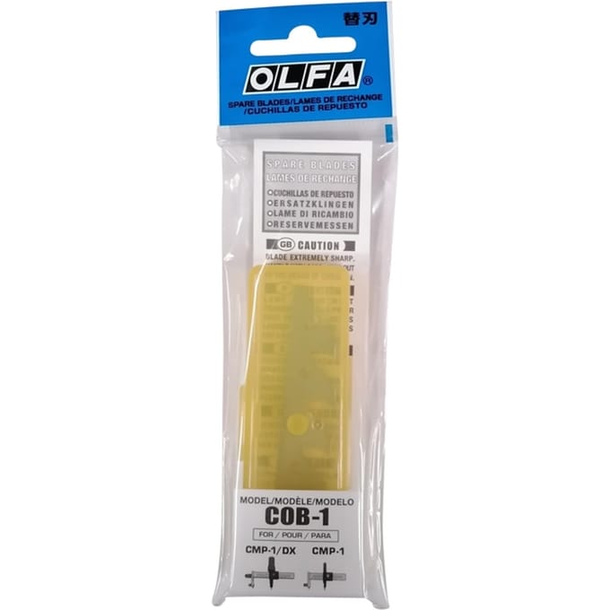 Olfa - reservemes COB-1 tbv CMP-1 en CMP-1/DX - 15 stuk