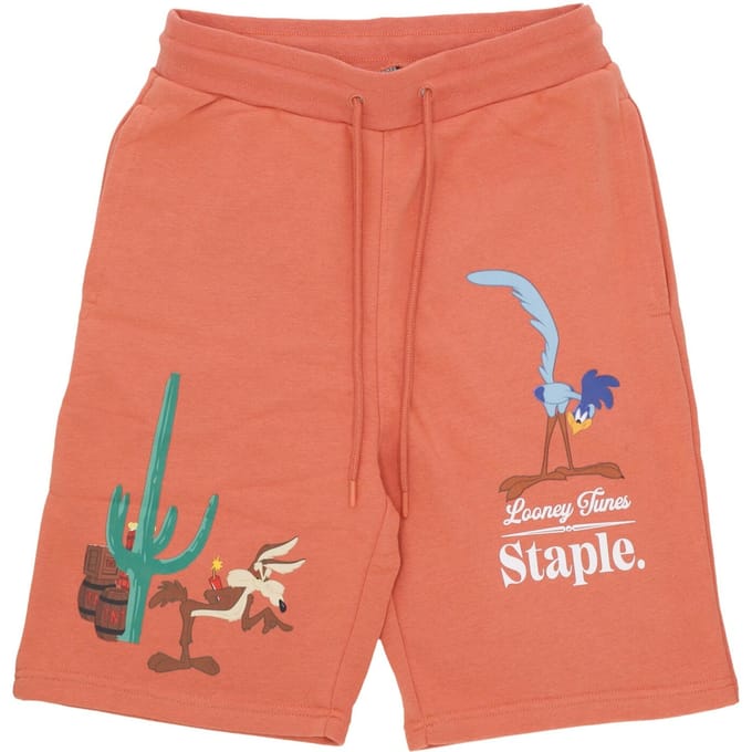 Acme Corp Sweatshort korte trainingsbroek voor heren, terracotta