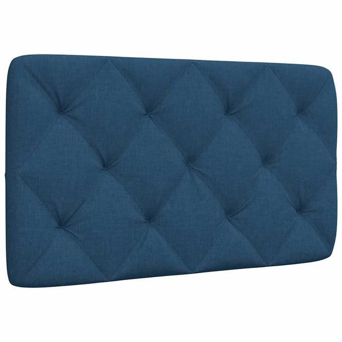 vidaXL - Hoofdbordkussen - 80 - cm - stof - blauw