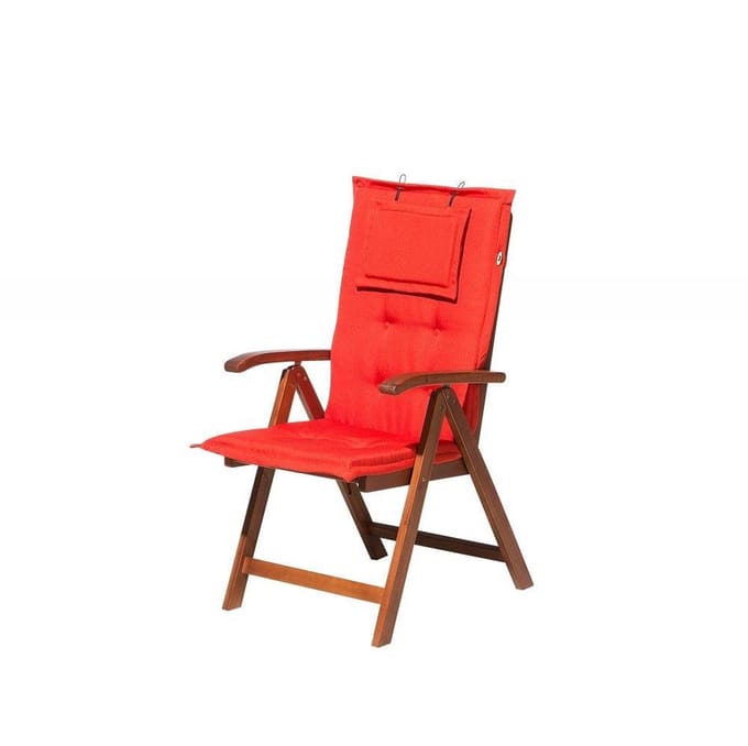 TOSCANA - Zitkussen - Rood - 50 x 70 cm - Polyester