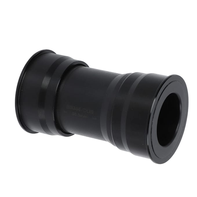 BB386 Fiets Bottom Bracket Aluminiumlegering DUB Pers-in met Ringen Fiets Middenas voor Vervanging black