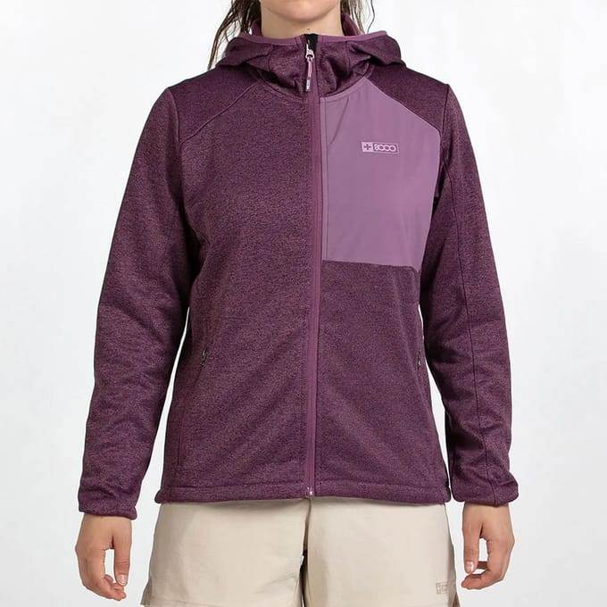 +8000 Usaim Sweatshirt Met Rits Paars M Vrouw