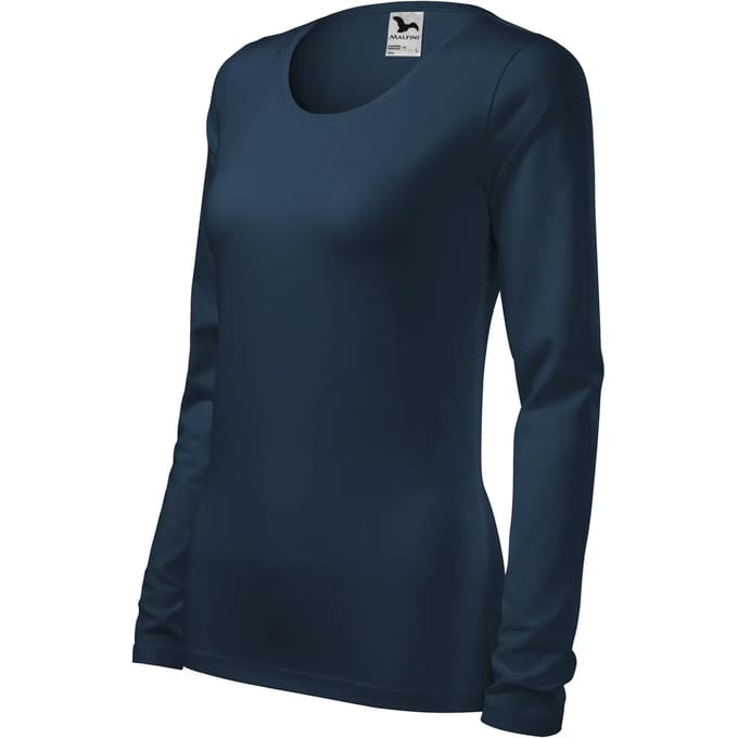 Dames-T-shirt met lange mouwen Malfini Slim 139