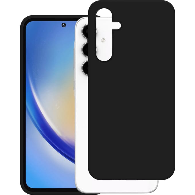 Mobilize Samsung Galaxy A35 Siliconen (TPU) Hoesje Zwart