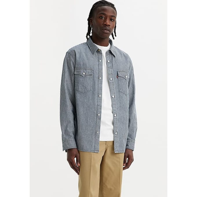 Levi's Relaxed Jeans Light Jacket Grey Maat: M | Lichte Jassen Outlet | Heren | Grijs