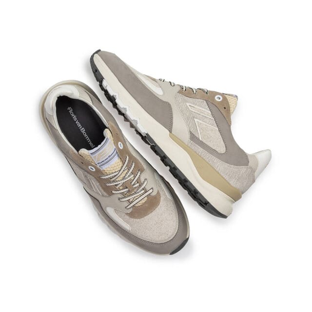 Floris Van Bommel Sfm-10154 De Treener Sneakers - Textiel - Heren - Beige - Maat 41⅓
