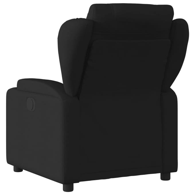vidaXL - Relaxfauteuil - Zwarte - Stof