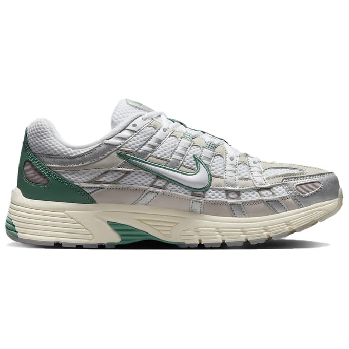 Baskets Unisexe Nike P-6000 Premium Light Bone Bicoastal Crème Argent Métallisé Blanc HF4308-072 42 white