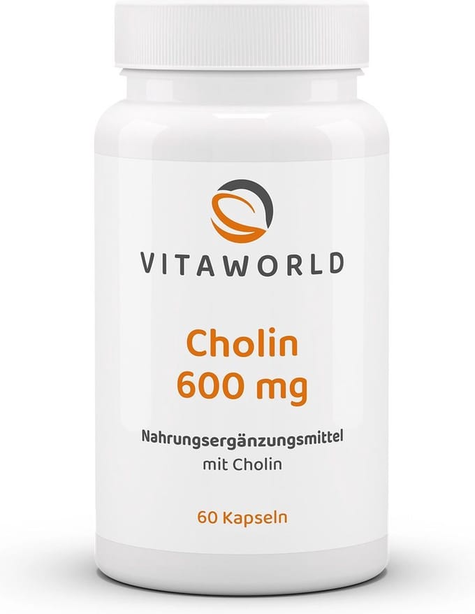 Vitaworld choline 600mg 60 capsules