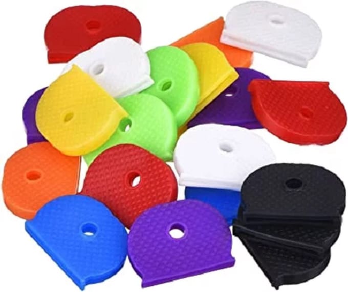 Gadgetpoint - Sleutel opzet stukjes - Hanger - 5 stuks - Sleutelhanger - Multicolor