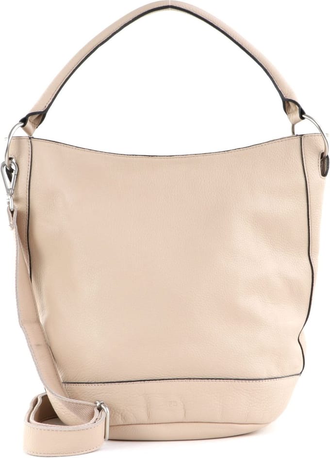 FREDsBRUDER Leren Shopper Schoudertas Olivia Hobo Cream Beige