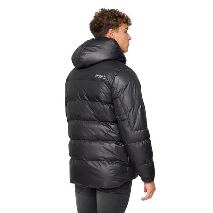 Crosshatch Heren Camptor jas met panelen (Zwart)