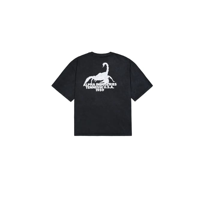 T-shirt met print op de rug Alpha Industries US Scorpion