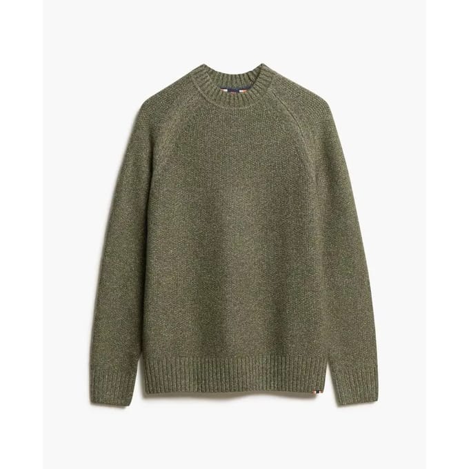 Superdry Pullover Donkergroen - Maat XXL - Heren - Pullovers
