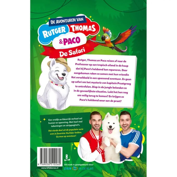 De avonturen van Rutger, Thomas en Paco - De Safari Voorleesboeken