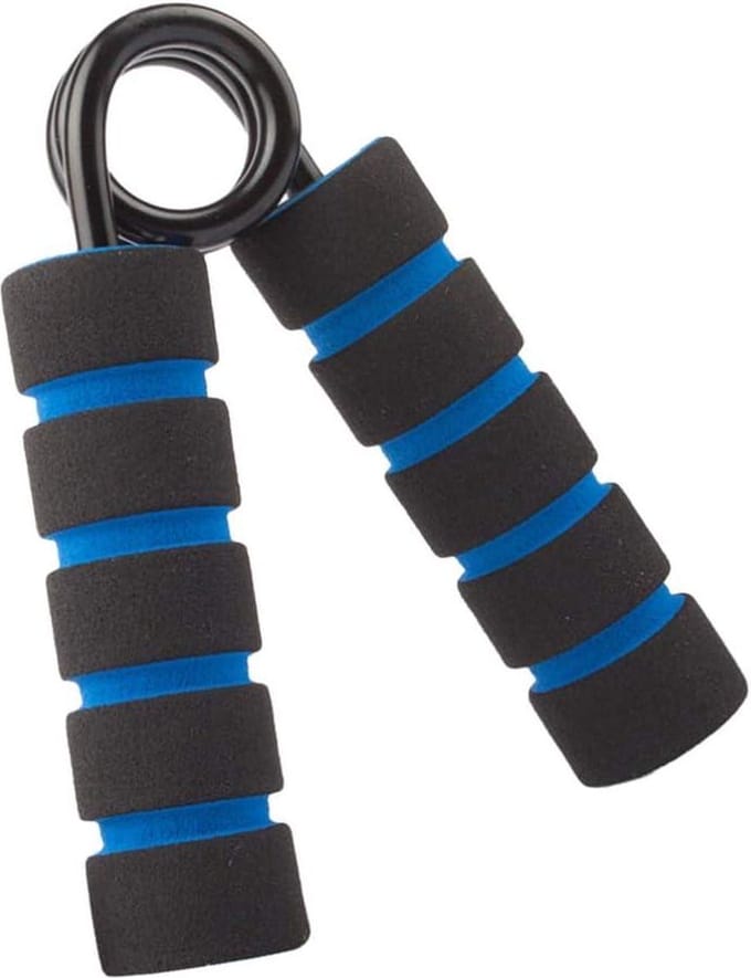Content in HTML - 50 Lb Grip Forcener Metal Trainer Foam Cover for Muscle Build