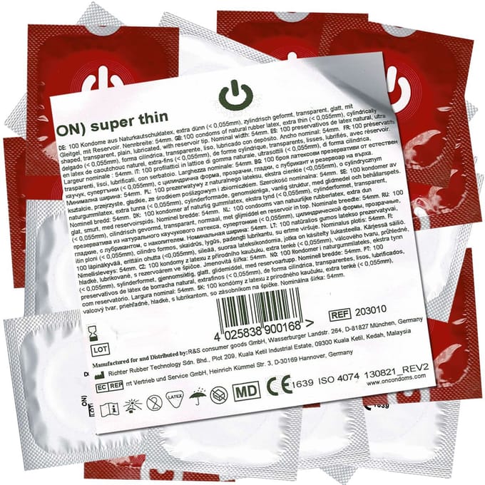 ON) Super Thin - 100 condooms
