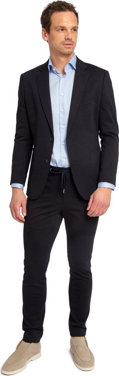 Suitable Jersey Suit Donkerblauw (navy) - Maat 44 - Heren - Sneaker Suit