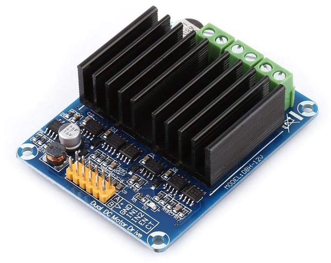Dual-Channel H-Brug Motor Driver Module DC 5-12V 30A PWM Snelheidsregeling