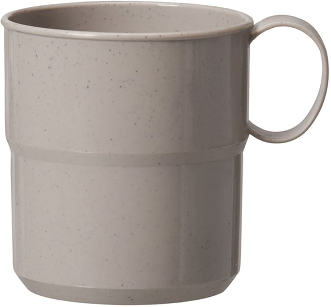 Bio-drinkbeker met handvat, 0,3 liter, grijs