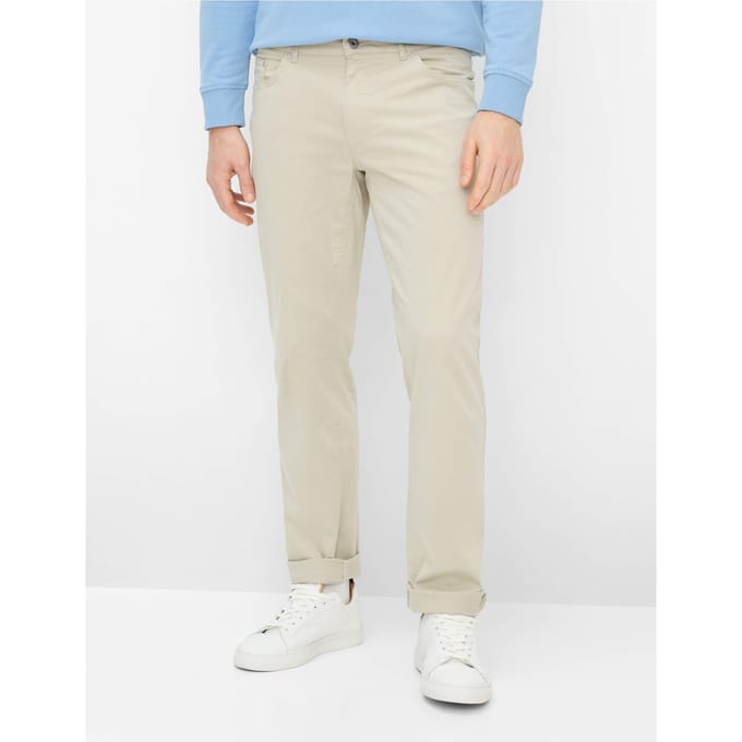 Brax Heren Jeans  Style COOPER stone, beige, maat 38/32